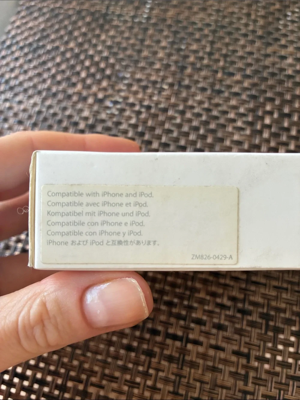 Apple USB Power Adapter - White with Silver Prongs